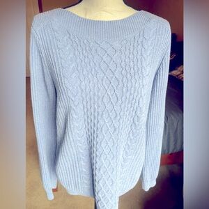 Tommy Hilfiger cable knit cardigan sweater size medium